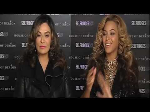 Full length interview with Beyoncé and Tina Knowles at Selfridges - September 2011