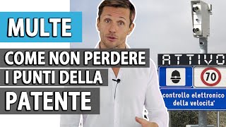 Multe: come non perdere i punti della patente | avv. Angelo Greco