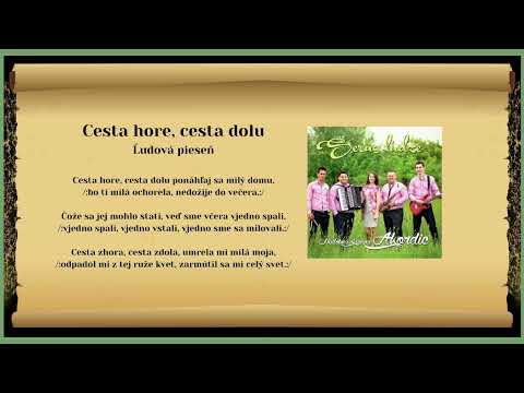 AKORDIC, Cesta hore cesta dolu, slovenská ľudová, Videorohaľ