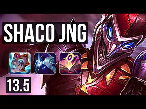 SHACO vs TRUNDLE (JNG) | 5.0M mastery, 6/1/12, 2500+ games, Dominating | KR Master | 13.5