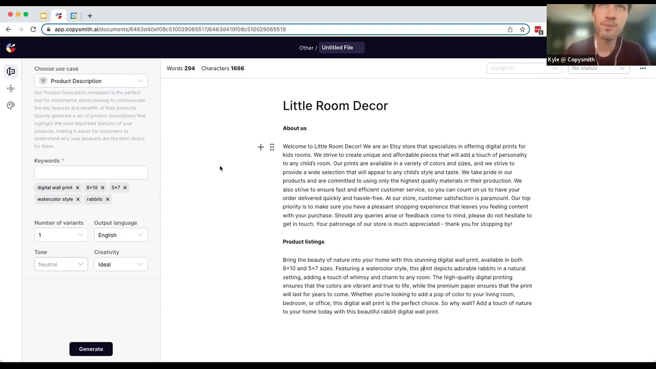 Copysmith Getting Started Webinar