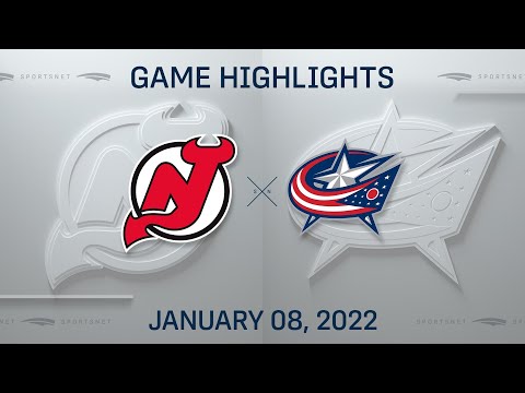 NHL Highlights | Devils vs. Blue Jackets - Jan. 8, 2022