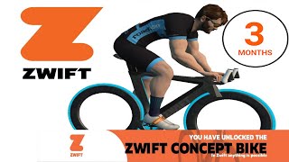 How to get Zwift Tron Bike in under 3 months | no slow suffering up the Alpe Du Zwift
