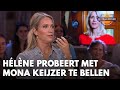 Hélène probeert Mona Keijzer live in de uitzending te bellen om BBB-gerucht te checken