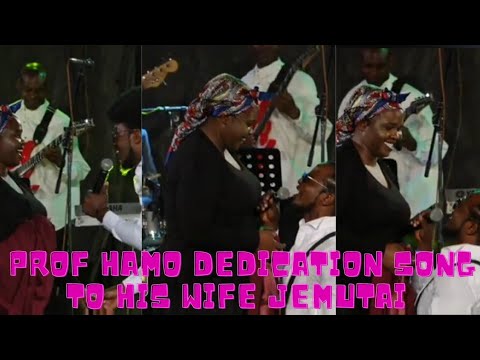 Beautiful🥰 Prof Hamo dedicates a love song to his wife Jemutai live on TV