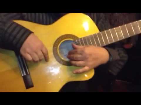 Juan Serrano guitarrista del Fari