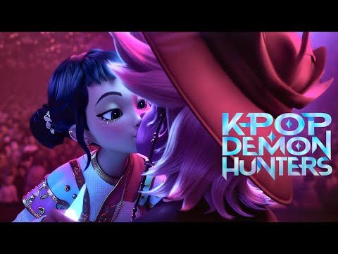 HUNTRIX: "Forbidden Love" | LOVE BETWEEN HUNTERS AND DEMONS | K-Pop Demon Hunters Song MV Animation