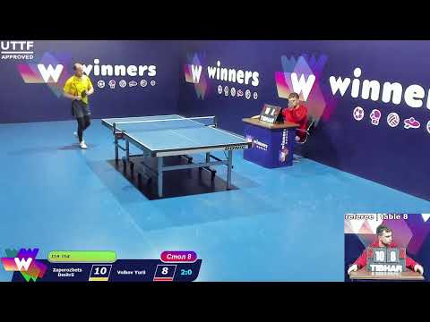 Zaporozhets Dmitrii - Volkov Yurii WINners CUP Table Tennis 8 17.12.2020 20:15