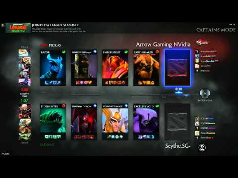 Arrow vs Scythe Game 1 Part 1 - joinDOTA League Asia - @DotaCapitalist