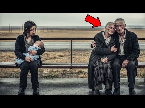 Mãe Solteira Encontra um Casal de Idosos Abandonados no Ponto de Ônibus, seu Gesto Emociona...
