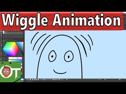 Making Wiggle Animations (Animation Boiling) - OpenToonz Tutorial