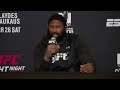 Curtis Blaydes: 'I Don't Think It's a Striker vs a Wrestler' on Matchup With Daukaus | UFC Columbus