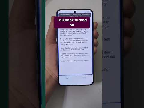 3 Shortcuts to Turn On TalkBack During Android Setup #accessibility