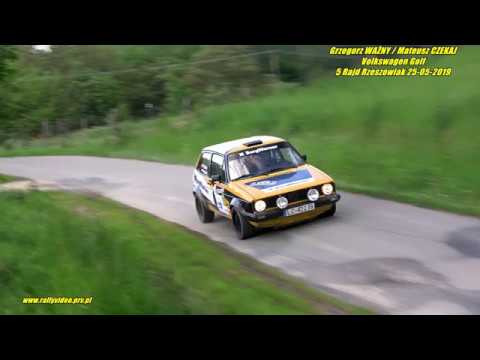 Grzegorz WAŻNY / Mateusz CZEKAJ - Volkswagen Golf - 5 Rajd Rzeszowiak 25-05-2019