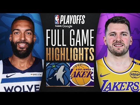 #6 TIMBERWOLVES at #3 LAKERS | FULL GAME 5 HIGHLIGHTS | April 30, 2025