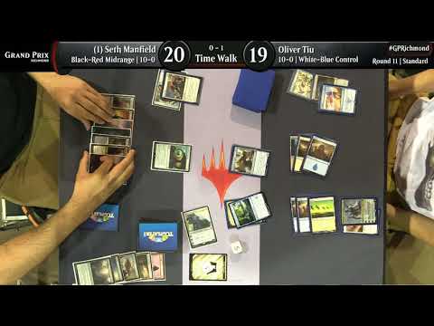 Magic the Gathering GP Richmond 2018 Round 11 Standard TW