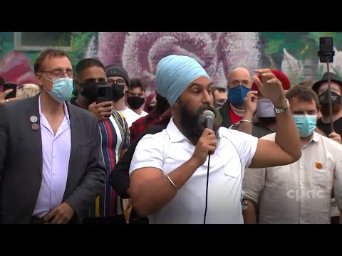 Jagmeet Singh holds rally in Halifax, Nova Scotia – September 17, 2021