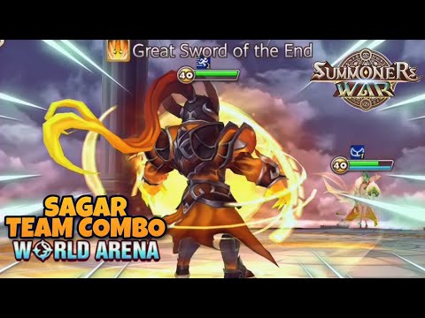 Sagar Team Combo in World Arena Ep. 3 - Summoners War