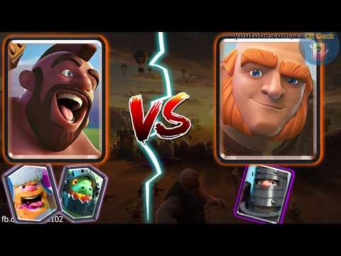 Hog Lumberjack Cycle vs Giant Beatdown Deck 💥💥💥 Clash Royale CR Deck
