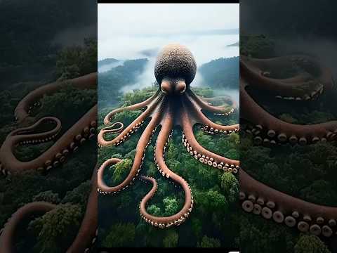 Giant Octopus 🐙 #aicreations