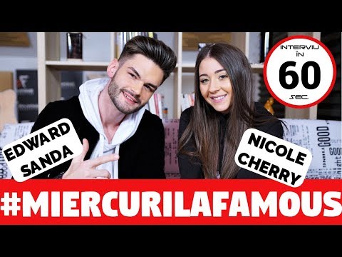 Nicole Cherry & Edward Sanda - interviu în 60 de secunde
