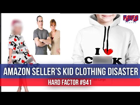 Canadian Amazon Seller in Trouble for Kid's I Love C&*k Clothing