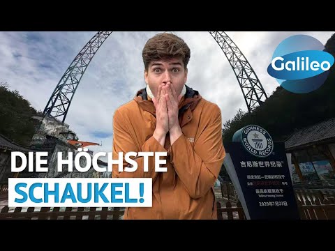 Adrenalin in 108 Metern Höhe: Galileo auf der höchsten SCHAUKEL der Welt in China! | Galileo