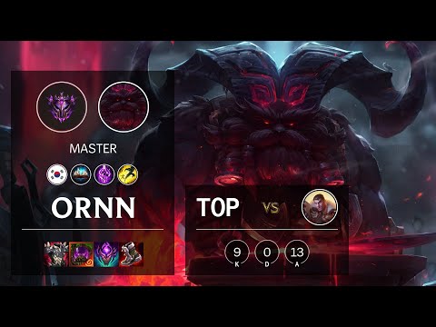 Ornn Top vs Jayce - KR Master Patch 11.12