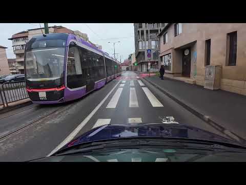 Christmas Day Traffic in Timisoara, ROmania
