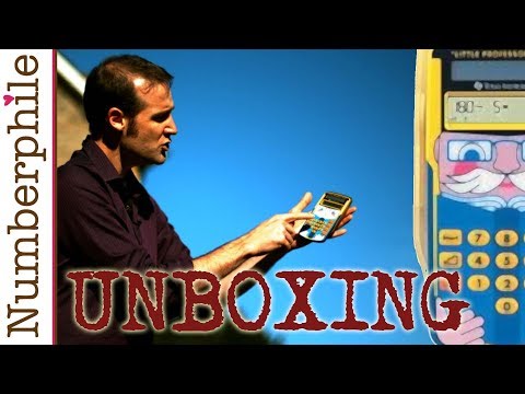 Calculator Unboxing #5 (Little Professor) - Numberphile