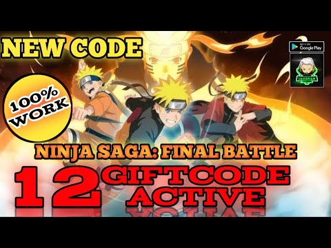 100% WORK 12 GIFTCODE ACTIVE NINJA SAGA: FINAL BATTLE | LEGENDS OF ULTIMATE NINJAS