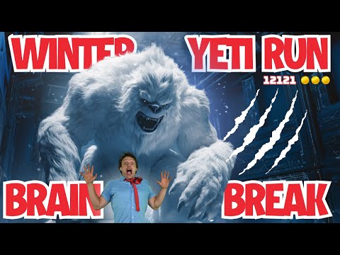 Christmas Yeti Hunt ❄️🥶 | Winter Kids Fitness Run | Arctic Fun Exercise & PE Game