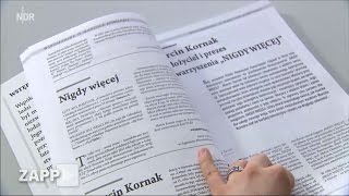 Anna Tatar o reakcjach na ksenofobiczne zamieszki w Ełku i o mediach w Polsce, 8.02.2017 (niem.).