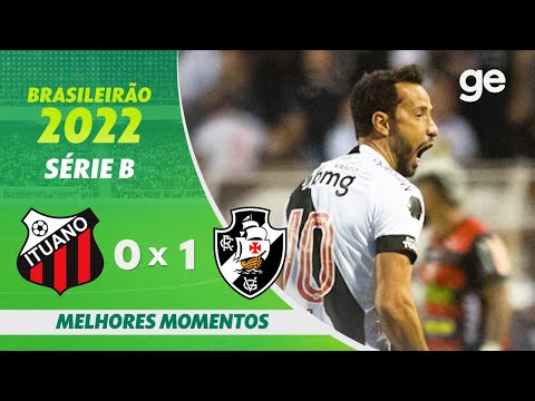 Gols e lances de Ituano x Vasco da Gama