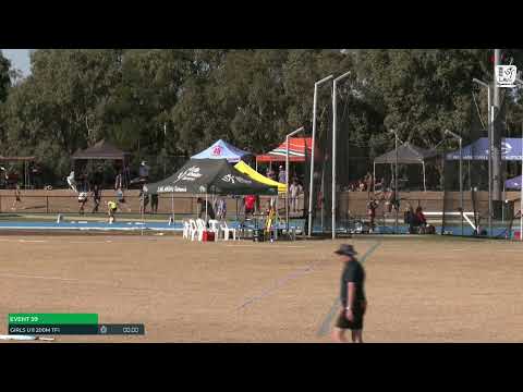 Girls U11 200m Timed Final 1 : 2024-25 State Track and Field Championships