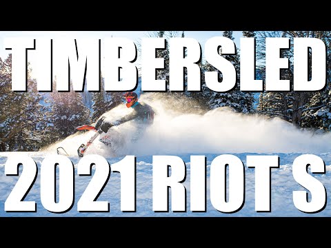 '21 Timbersled RIOT S snowbike rally sesh