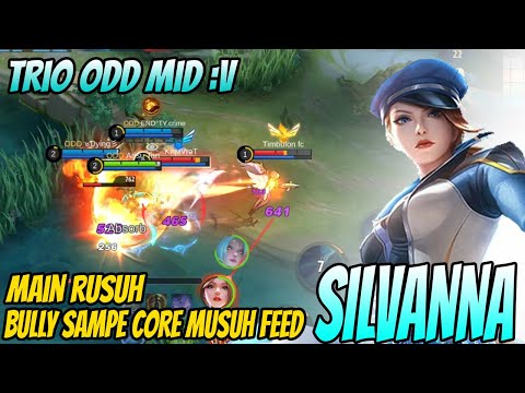 SILVANA TRIO MID LANE TAK TERKALAHKAN!! - Silvanna Best Build 2022 - Build Silvanna Tersakit 2022