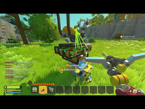 [Scrap Mechanic] building a cheap 0 fuel flyer with the fant mod