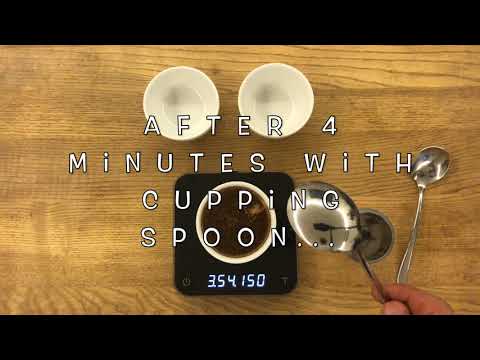 how to do coffee cupping and evaluating by SCA instruction