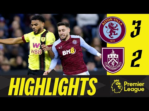 Late Penalty Denies Clarets Hard-Fought Point | HIGHLIGHTS | Aston Villa 3-2 Burnley