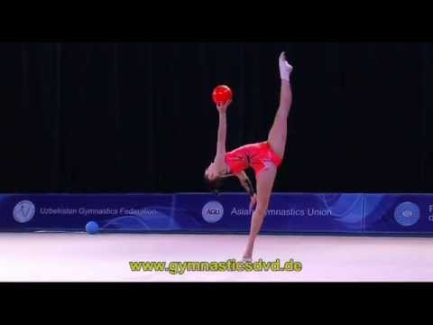 Asian Championships Tashkent 2013   Anastasiya Serdyukova   Ball