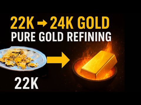 🔶 How to Refine Gold | Convert 22K Gold into 24K Pure Gold | Nawagai Jewellers 🔶