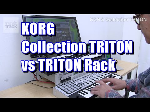 KORG Collection TRITON vs TRITON Rack Demo & Review.