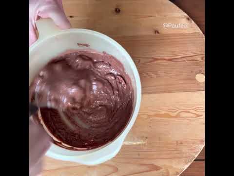 BROWNIE DE CHOCOLATE SIN AZÚCAR Y SIN GLUTEN AL MICROONDAS