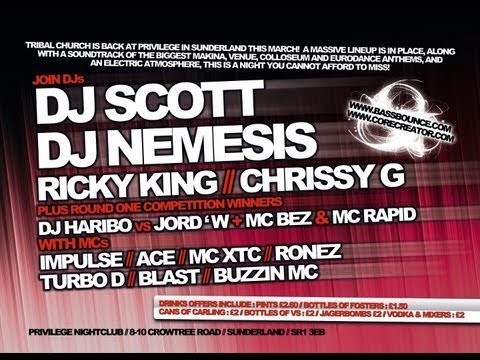 Mc Ronez b2b Rockeye @ Tribal Church 31.03.2012 (Full Set)