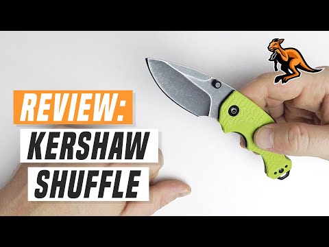 Kershaw Shuffle Lime Green Folding Knife Review! - Extac Australia
