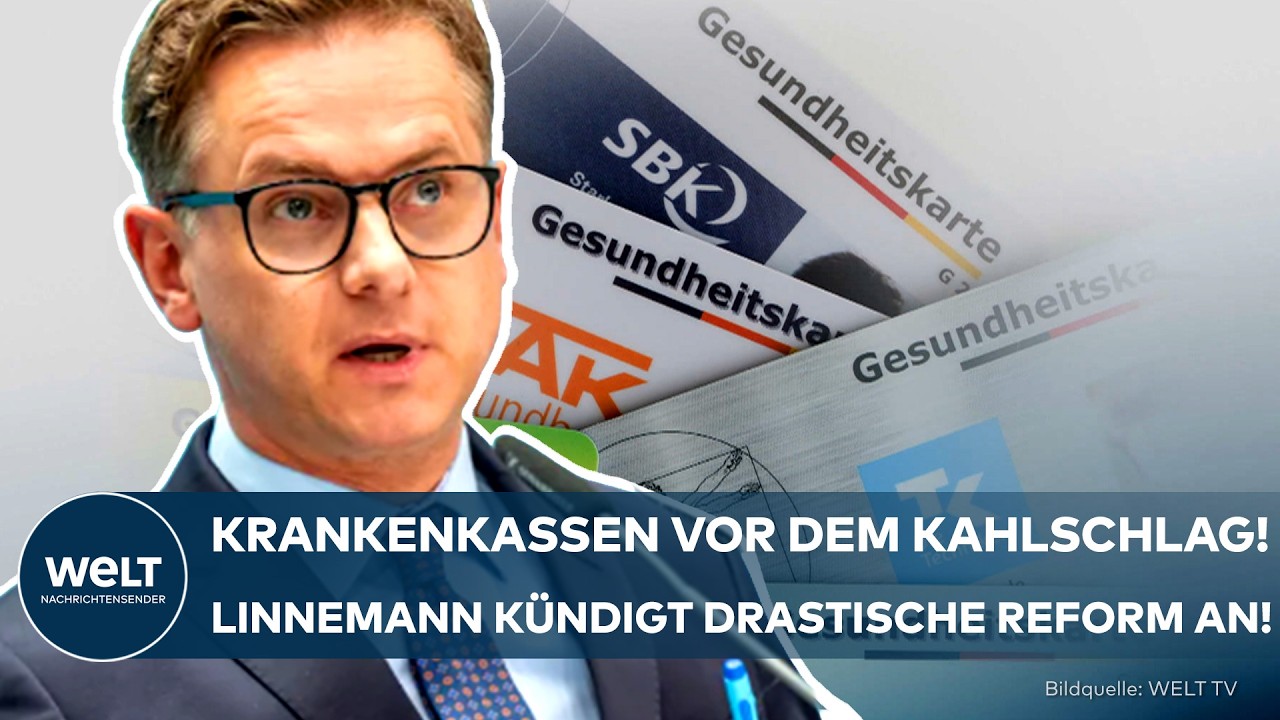 KRANKENKASSEN VOR UMBRUCH: Noch maximal 20! Linnemann will Zahl der Krankenkassen massiv senken!
