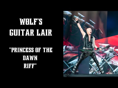 WOLF'S GUITAR LAIR.  Princess of the Dawn Riff!