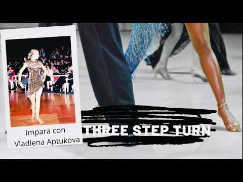Danze latino-americane | Three step turn | Impara ballare con Vladlena Aptukova.