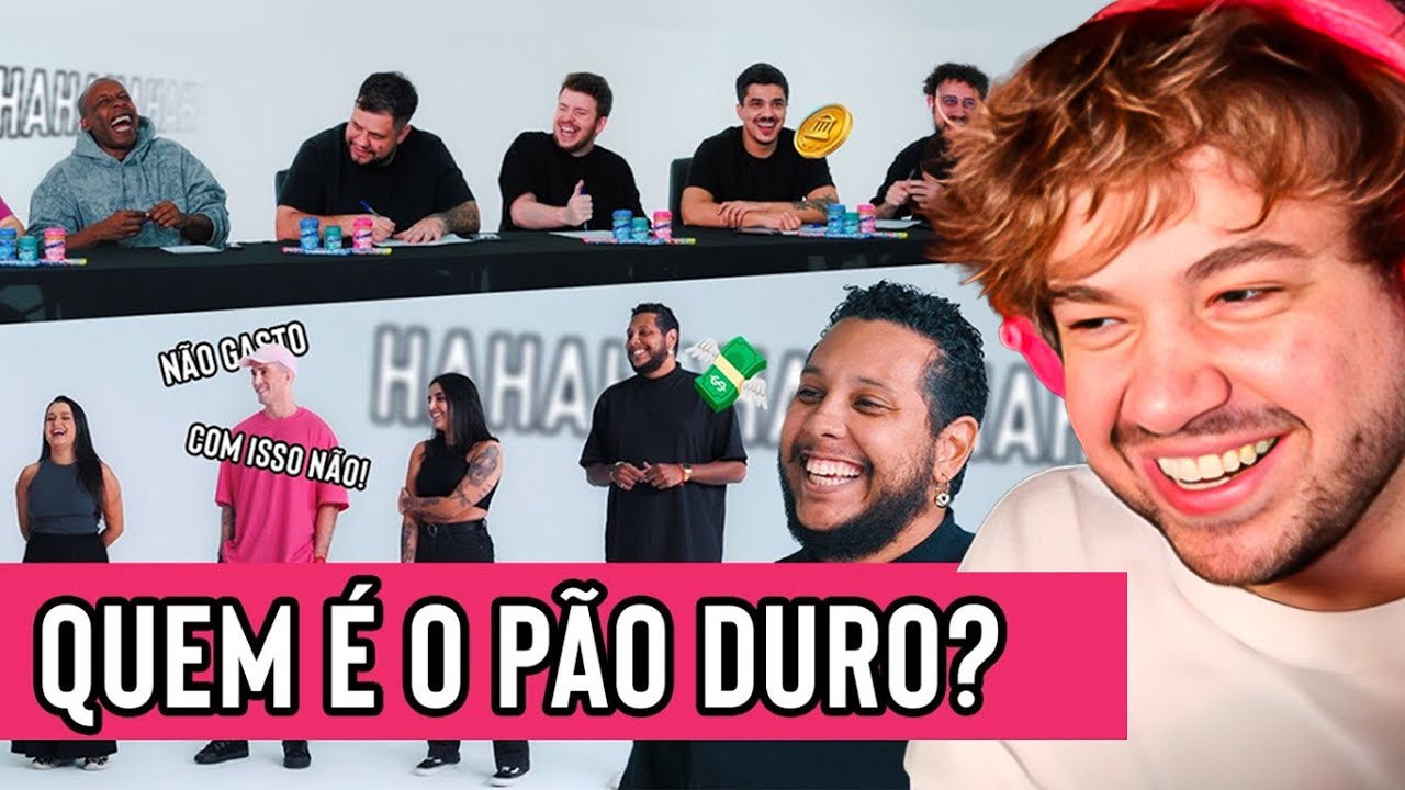 QUEM É O PÃO DURO? - React Aqueles Caras